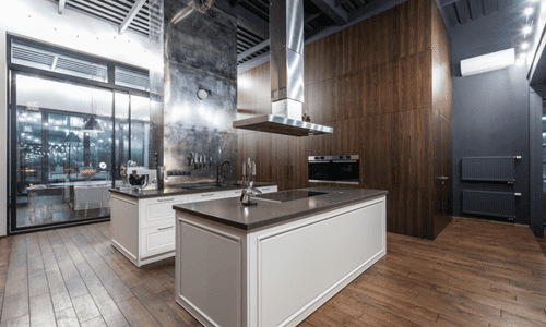 Afzuigkap op mechanische ventilatie